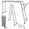 Folding Ladder Multi-function Aluminium Extension 7 in 1 Step Heavy Duty Combination ladder 4.7m